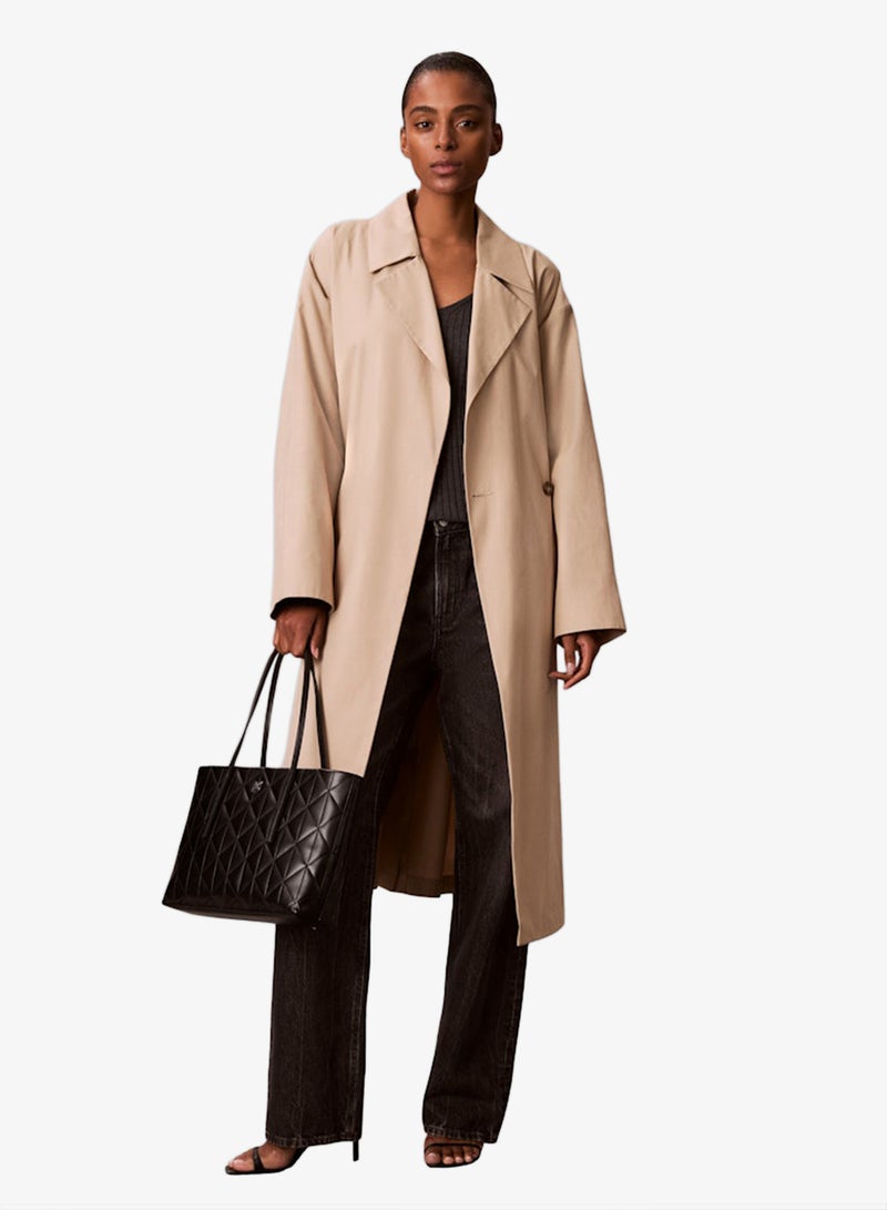 CALVIN KLEIN Emblem Quilted Tote Bag - Image 4
